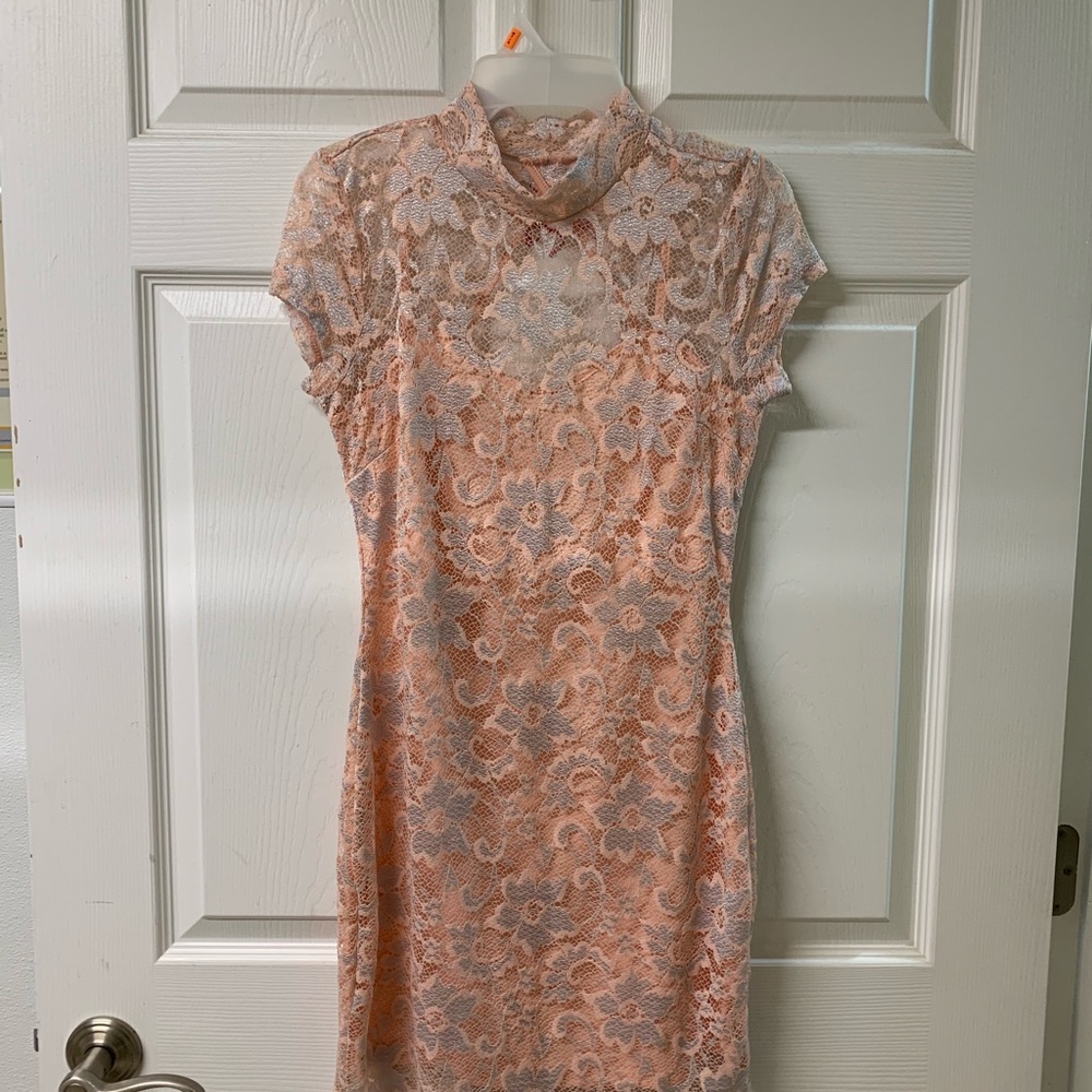 Peach Summer Dress size 7-9